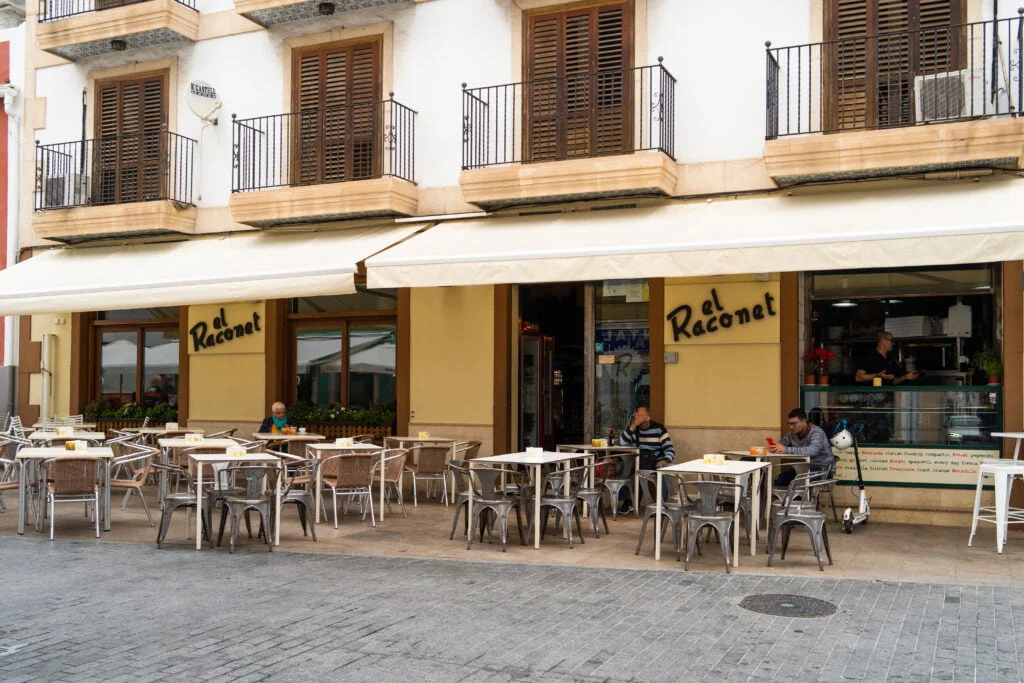 El exterior de el Restaurante el Raconet de Jávea